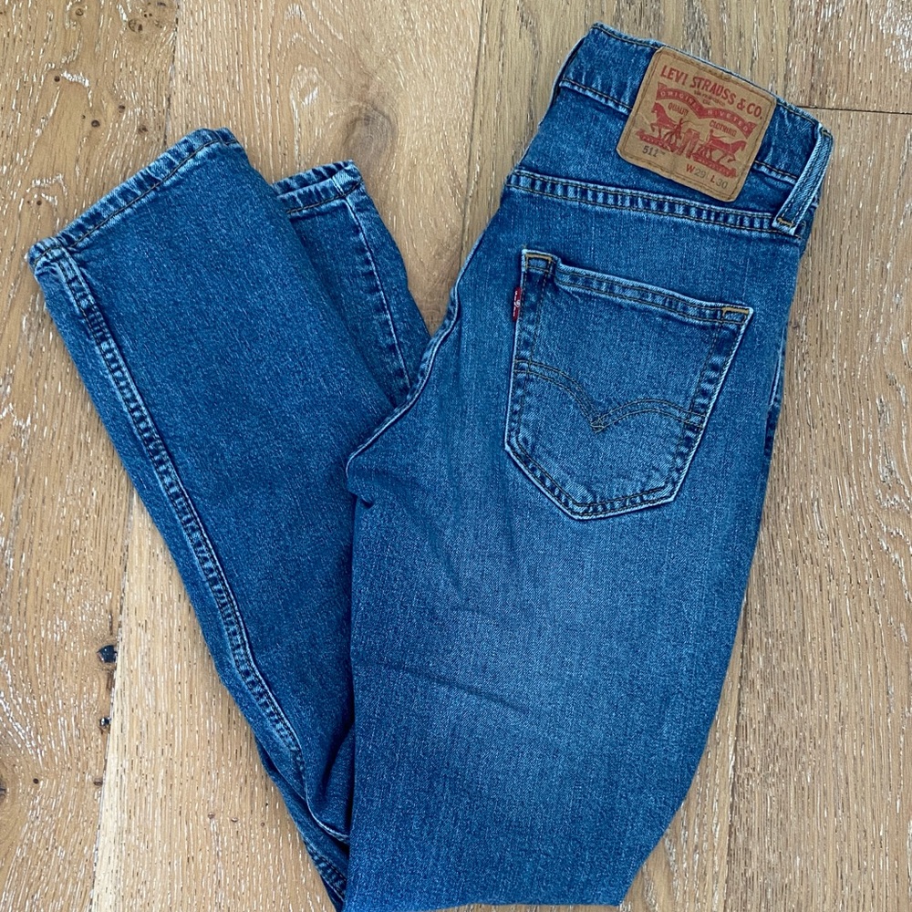 MENS LEVI’S 511 (29 x 30) med stone wash